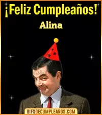 GIF Feliz Cumpleaños Meme Alina